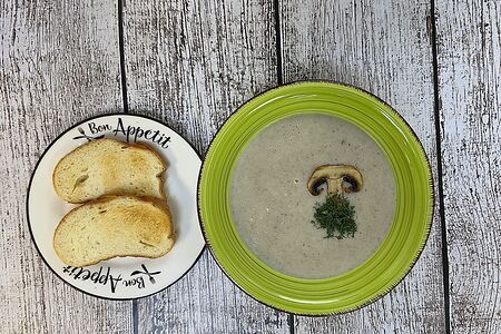 Крем-суп грибной