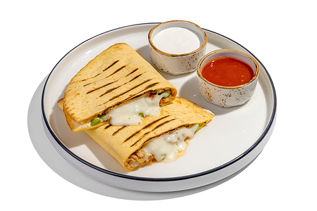 Кесадилья с курицей