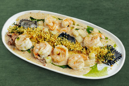 Креветки в сливочном соусе