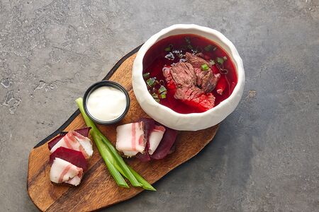 Борщ с говядиной