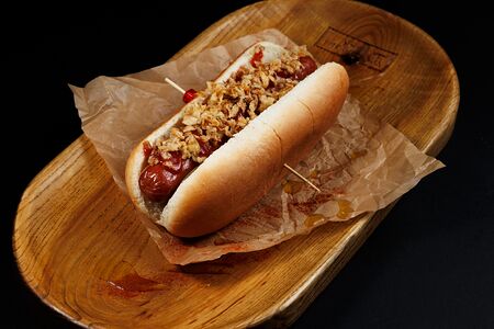 Хот-дог с говядиной