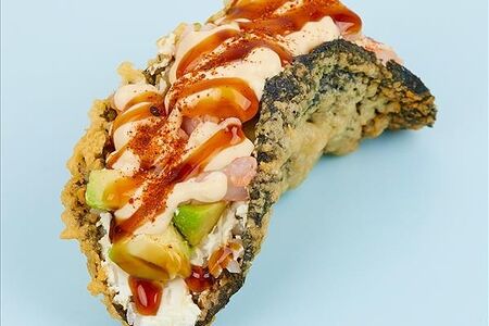 Норигами с лососем