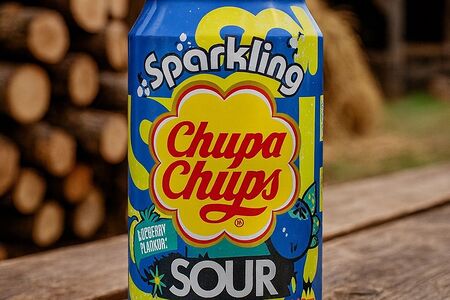 Chupa Chups Sparkling Sour Blueberry