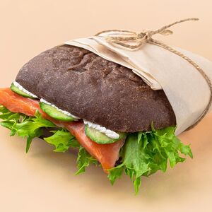 Сэндвич с лососем