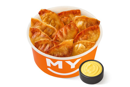 Гёдза с яблоком и корицей Мах