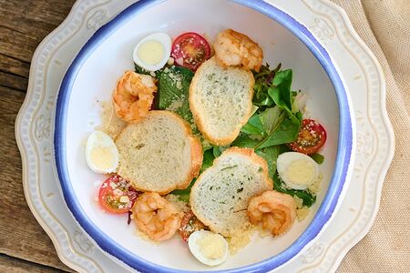 Цезарь с креветками