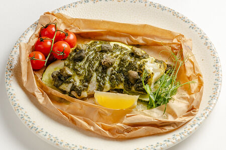 Белая рыба в пергаменте