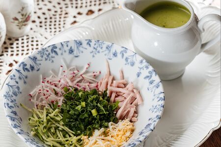 Окрошка на мацони