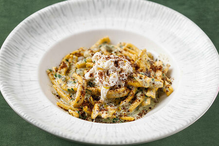 Казаречче с грибами и страчателлой