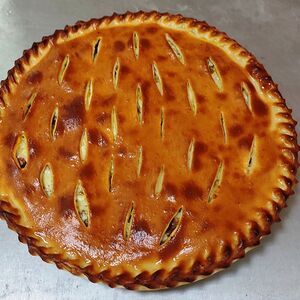 Пирог Бефстроганов из печени