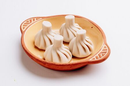 Хинкали с грибами