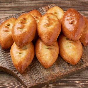 Фуршетные пирожки с яйцом и зелёным луком