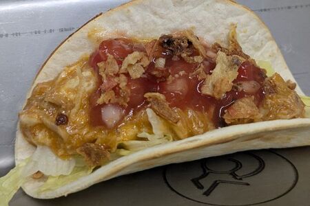 Тако с рваным мясом