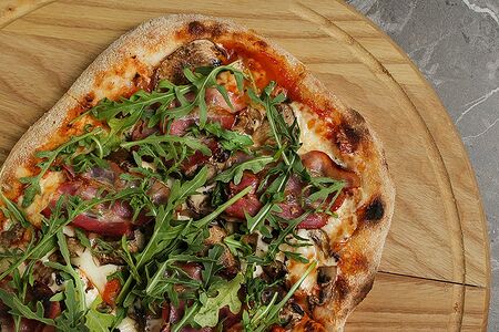 Пиццетта Грибная с беконом