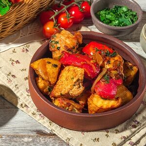 Оджахури с куриным бедром