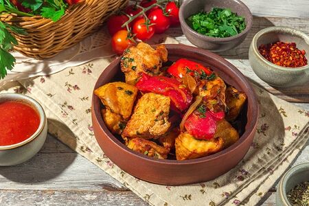 Оджахури с куриным бедром