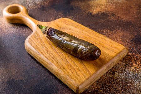 Баклажан с курдюком на мангале