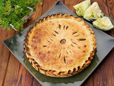 Осетинские пироги с Мясом и капустой