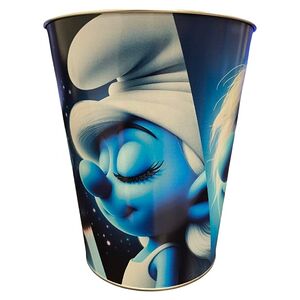 Ведро жестяное для попкорна Смурфики