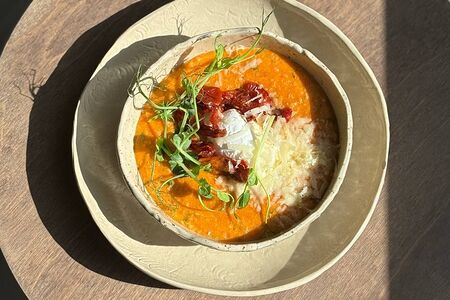 Томатная овсянка