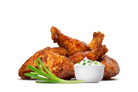 Крылышки Сметана и Лук (6 шт.)