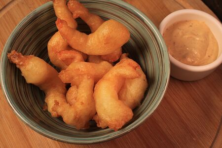 Креветка в кляре