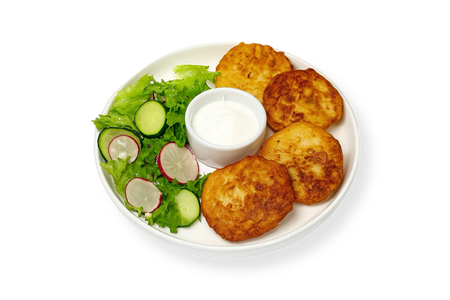 Драники с йогуртом