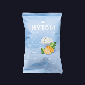 Чипсы нутовые Сметана и зелень