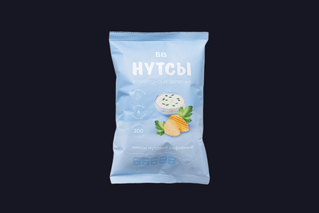Чипсы нутовые Сметана и зелень