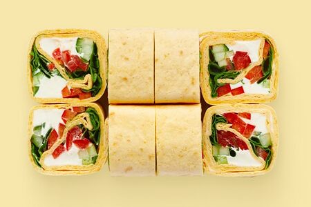 Тортилья с овощами