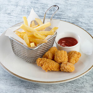 Куриные наггетсы с соусом барбекю