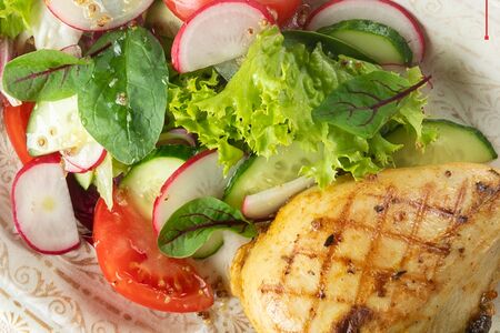 Фаршированная куриная грудка 