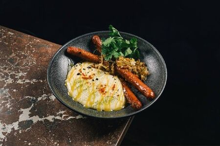 Охотничьи колбаски с пармантье