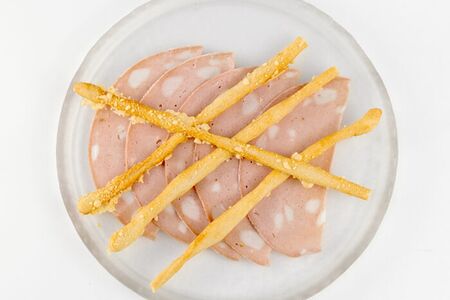 Мортаделла с гриссини