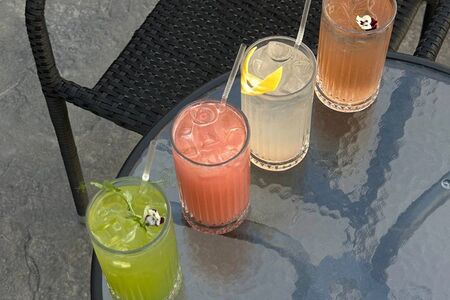 Лимонад Киви-базилик 