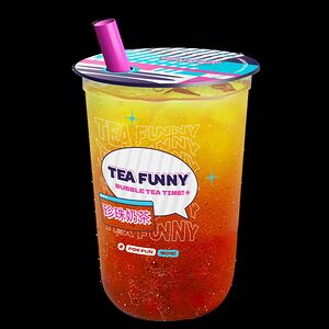 Чай фруктовый Манго-Маракуйя с кусочками зеленое яблоко S