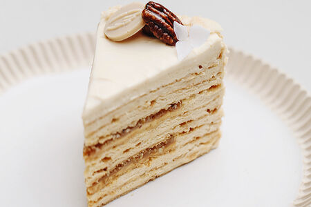 Ванильный vegan медовик