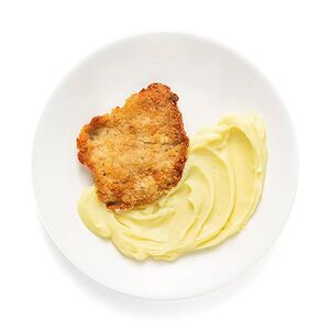 Шницель I like eat венский с картофельным пюре
