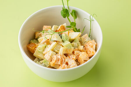 Оливье с мясом индейки