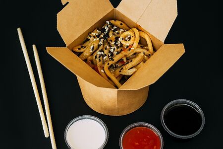 Да! Ёж! Вок! (с курицей)