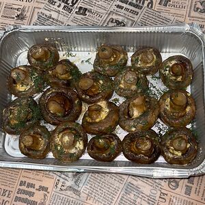 Грибочки на мангале 