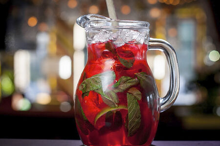 Лимонад Малина-базилик