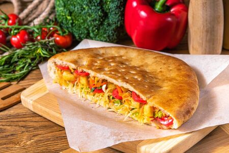 Греческая пита с курицей 