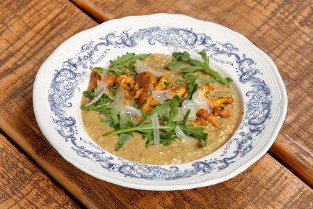 Гречотто с лисичками