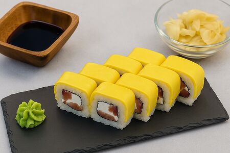 Ролл Голден с лососем