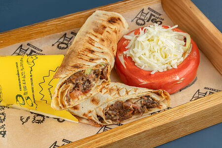 Шаверма с говядиной Сырная