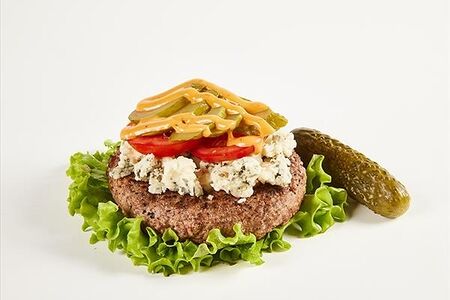 Бургер Блю чиз в листьях