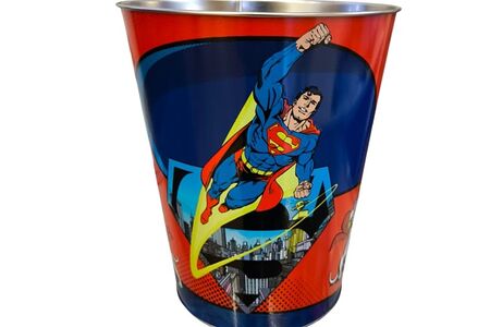 Ведро жестяное для попкорна Супермен