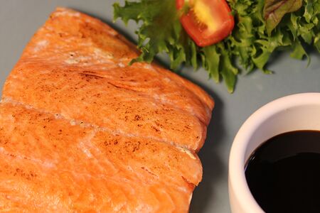 Стейк из лосося