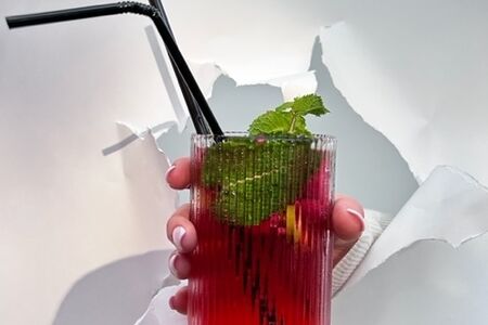 Лимонад Мохито-малина